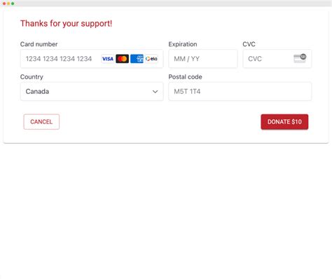 Building a React/Express Stripe Donation Form .